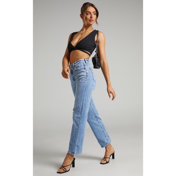 Levi’s RIBCAGE STRAIGHT ANKLE WOMEN'S JEANS - Picture 10 of 11